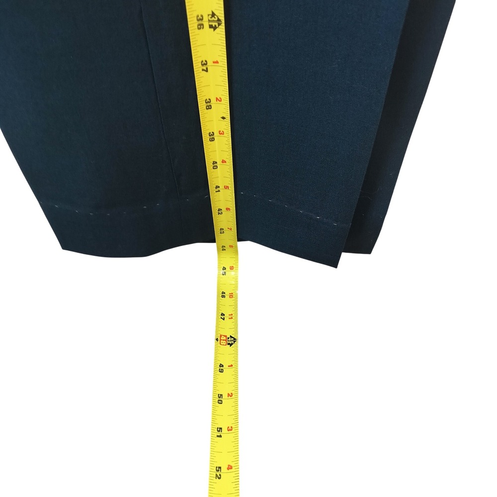 Gucci Mens Wool Mohair Dress Pants Teal Blue Tailored Trousers Size IT 44 US 32 - Picture 5 of 11